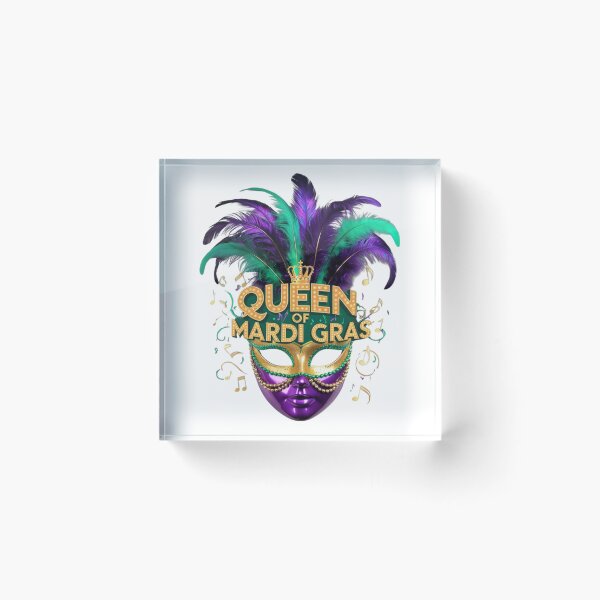 Item preview, Queen of Mardi Gras designed and sold by  Any Mood Designs.