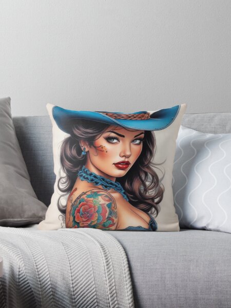 Item preview, Sexy Brunette Pin Up Tattoo Art designed and sold by MissSaylor.