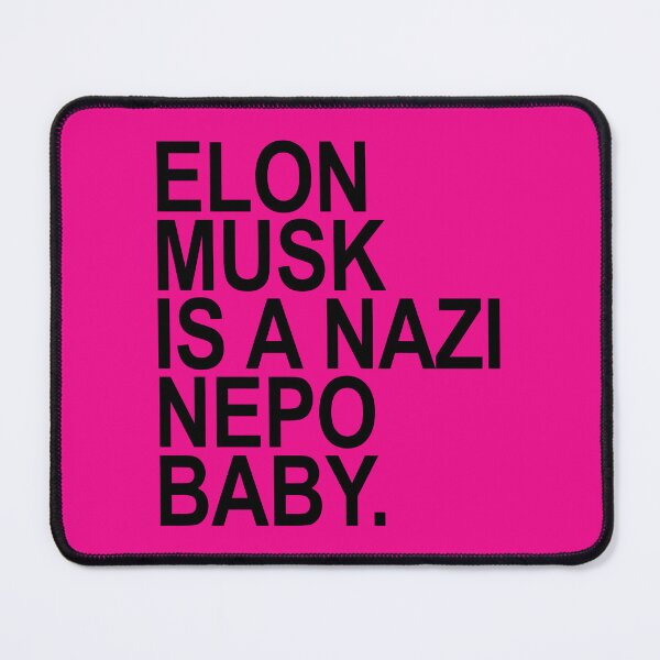 Item preview, Elon Musk is a Nazi nepo baby - Ayanna Pressley (black 2.0) designed and sold by Thelittlelord.