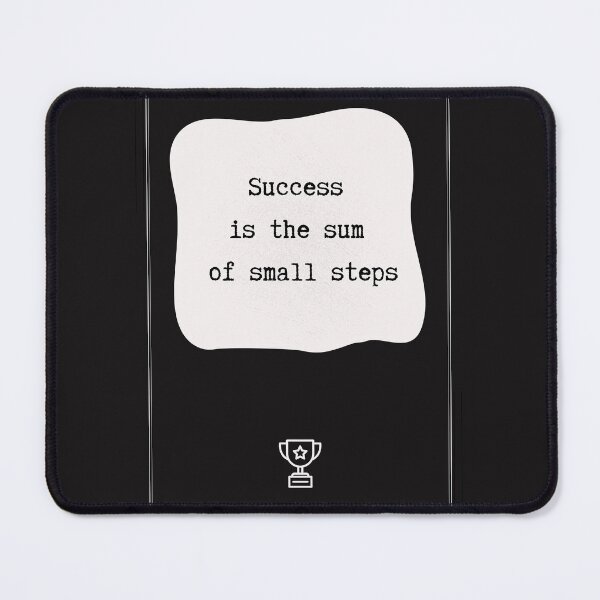 Item preview, Success Is The Sum Of Small Steps designed and sold by Golden_Glory_Design.