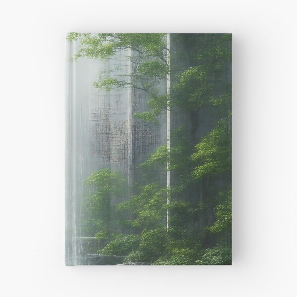 Item preview, Tranquil Waterfall Among Lush Greens and Graceful Nature designed and sold by PanoramaPrints.