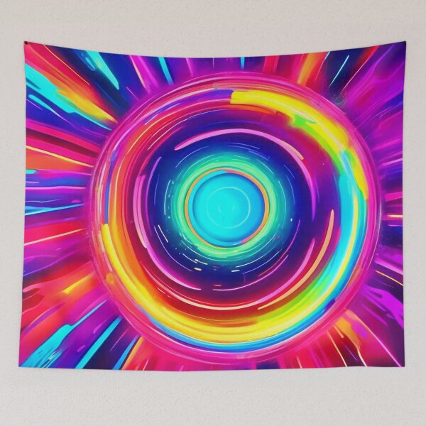 Item preview, Circular Spectrum: A Vibrant Exploration of Color and Form designed and sold by Health And Fitness Posts e-Store.