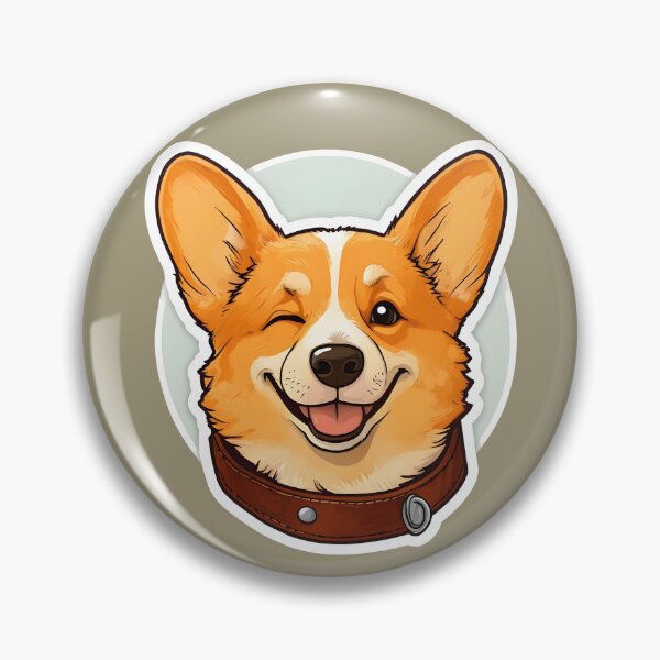 Item preview, Winking Corgi designed and sold by Bo-Mak.