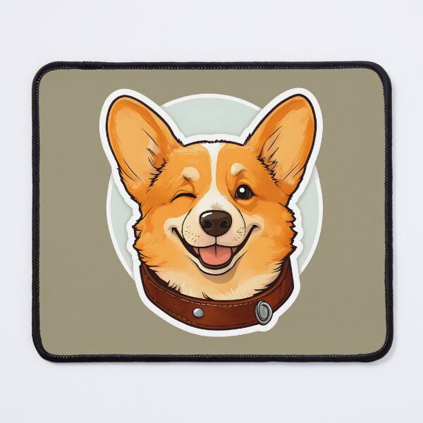 Item preview, Winking Corgi designed and sold by Bo-Mak.