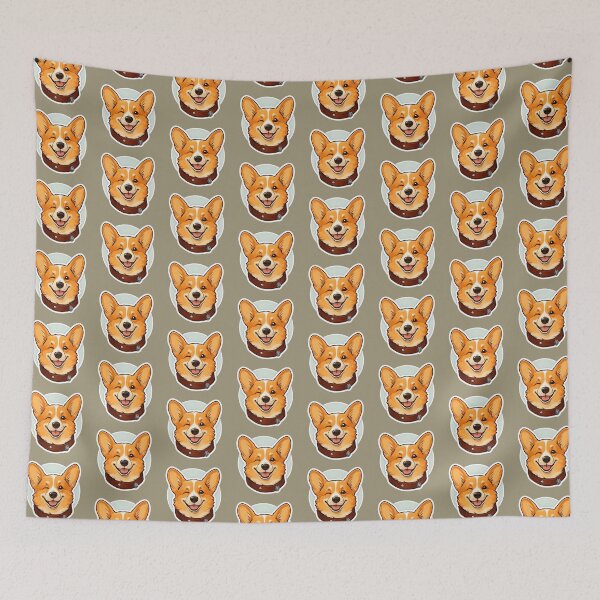 Item preview, Winking Corgi designed and sold by Bo-Mak.