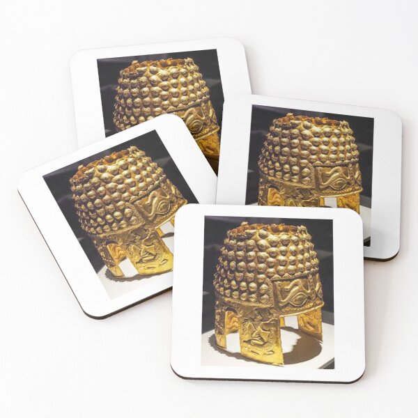 Item preview, Coiful DACIC de la Cotofanesti, 2500 years old, DACIC helmet from Cotofanesti, 2500 years old, 750 g gold, designed and sold by Romeo Dobrota.