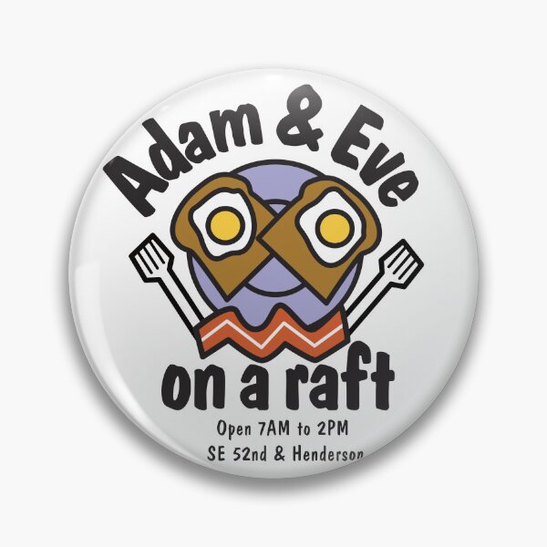 Artikelvorschau, Adam und Eva auf einem Floß entworfen und verkauft von Gopherstown, OR.