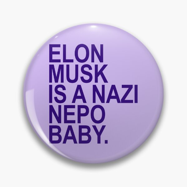 Item preview, Elon Musk is a Nazi nepo baby - Ayanna Pressley (deepest purple) designed and sold by Thelittlelord.
