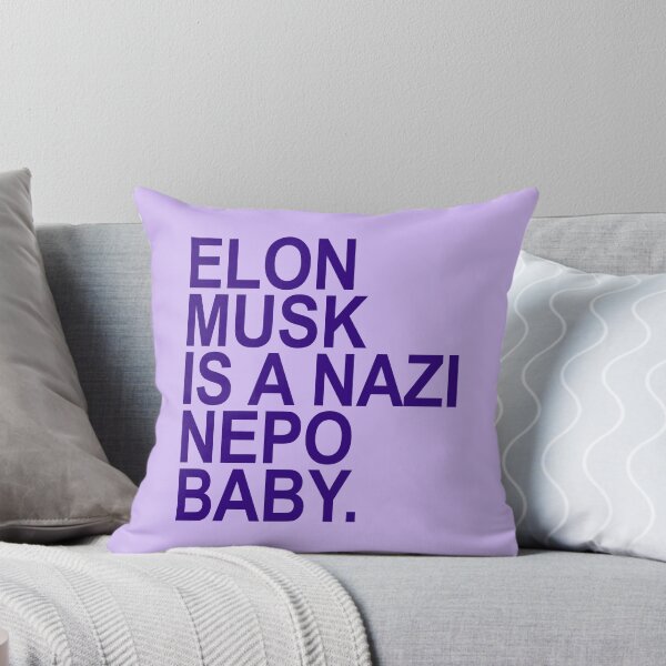 Item preview, Elon Musk is a Nazi nepo baby - Ayanna Pressley (deepest purple) designed and sold by Thelittlelord.