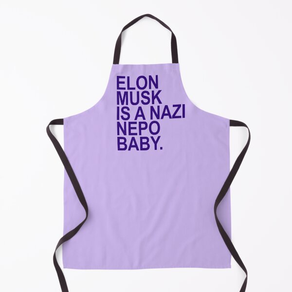Item preview, Elon Musk is a Nazi nepo baby - Ayanna Pressley (deepest purple) designed and sold by Thelittlelord.