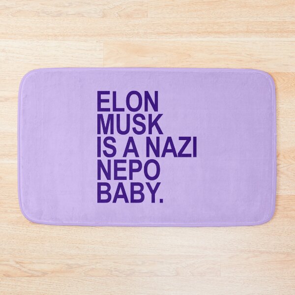 Item preview, Elon Musk is a Nazi nepo baby - Ayanna Pressley (deepest purple) designed and sold by Thelittlelord.