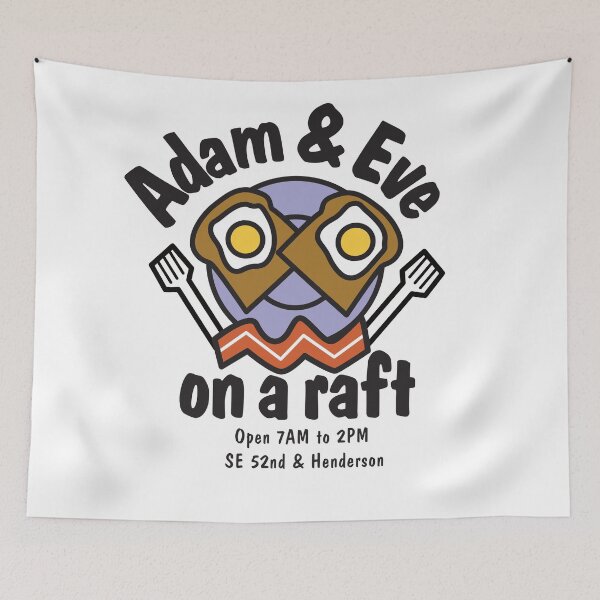 Item preview, Adam & Eve on a Raft designed and sold by Gopherstown, OR.