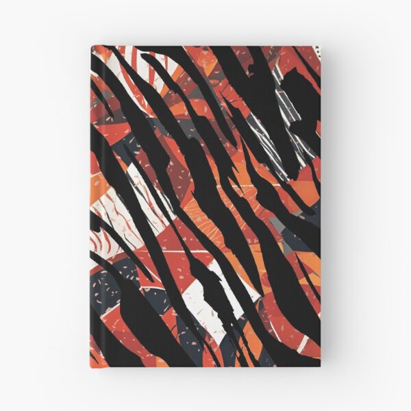 Item preview, Zeb - Bold and Orange and Black Zebra Tiger Stripes by Linavi designed and sold by Linavi.