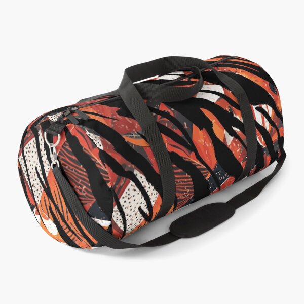 Item preview, Zeb - Bold and Orange and Black Zebra Tiger Stripes by Linavi designed and sold by Linavi.