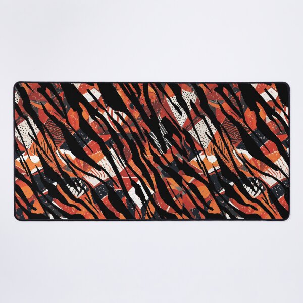 Item preview, Zeb - Bold and Orange and Black Zebra Tiger Stripes by Linavi designed and sold by Linavi.