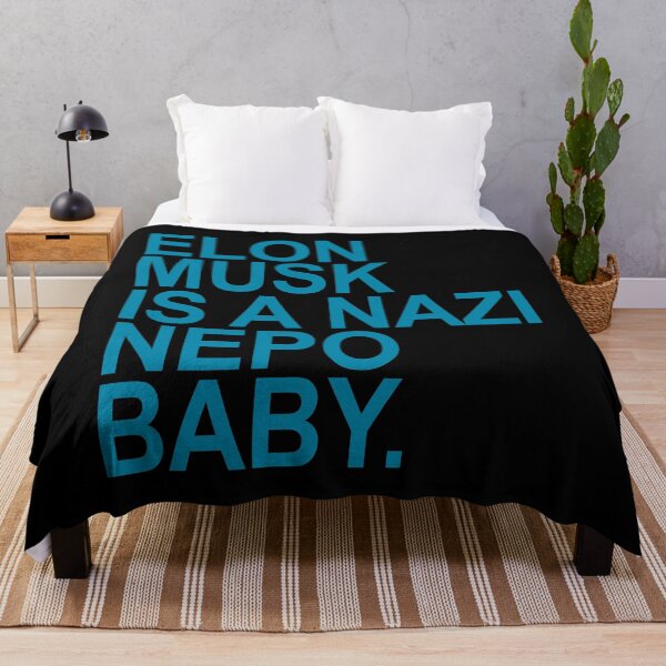 Item preview, Elon Musk is a Nazi nepo baby - Ayanna Pressley (teal) designed and sold by Thelittlelord.