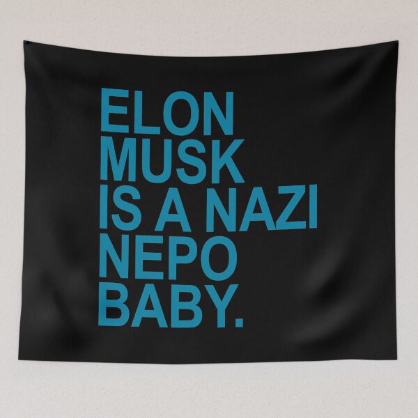 Item preview, Elon Musk is a Nazi nepo baby - Ayanna Pressley (teal) designed and sold by Thelittlelord.