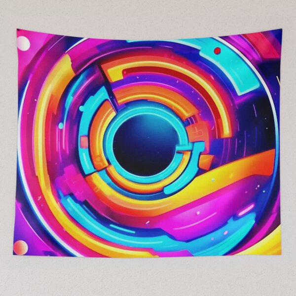 Item preview, Chromatic Flow: The Radiant Essence of Vibrant Design designed and sold by Health And Fitness Posts e-Store.