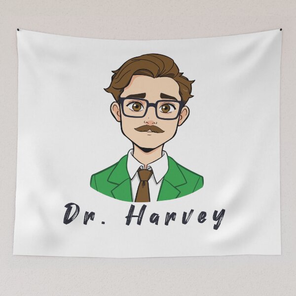 Item preview, Doctor Harvey - cute glasses doctor designed and sold by DesginsDone.