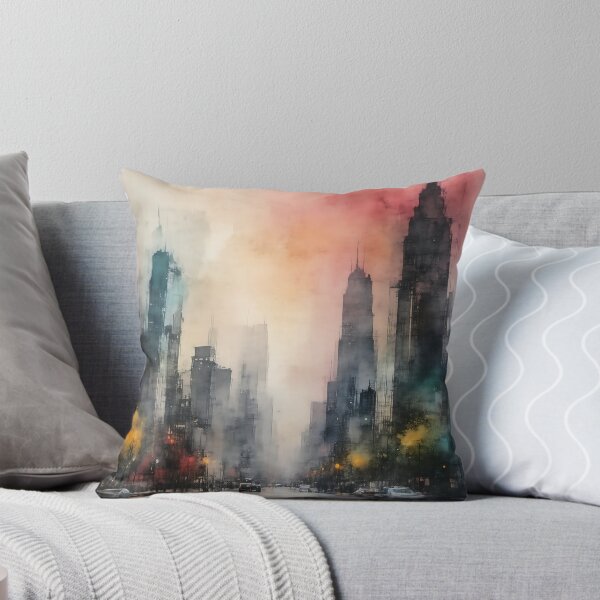 Item preview, Rainy Night's Vibrant Dance of Lights designed and sold by PanoramaPrints.