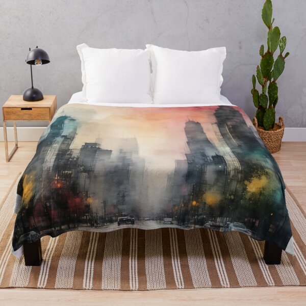 Item preview, Rainy Night's Vibrant Dance of Lights designed and sold by PanoramaPrints.