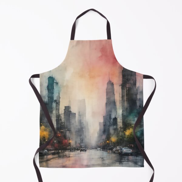 Item preview, Rainy Night's Vibrant Dance of Lights designed and sold by PanoramaPrints.