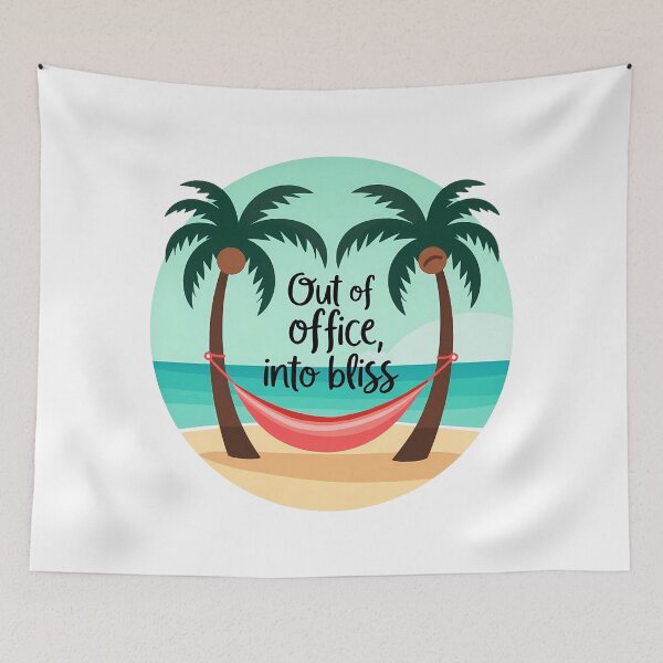 Item preview, Blissful Escape: Out of Office Vibes designed and sold by zoughlal.