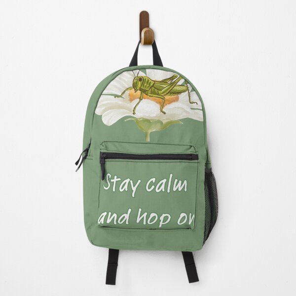Item preview, Stay Calm and Hop On | Grasshopper on Daisy T-shirt designed and sold by SimpleUla.