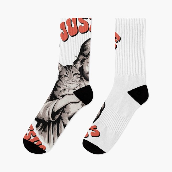 Item preview, Jesus Holding Cats Funny Faithful Art designed and sold by The People’s Punchline.