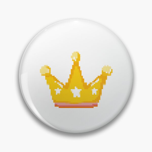 Item preview, Pixel Art Golden Crown with Stars designed and sold by K1llexx.