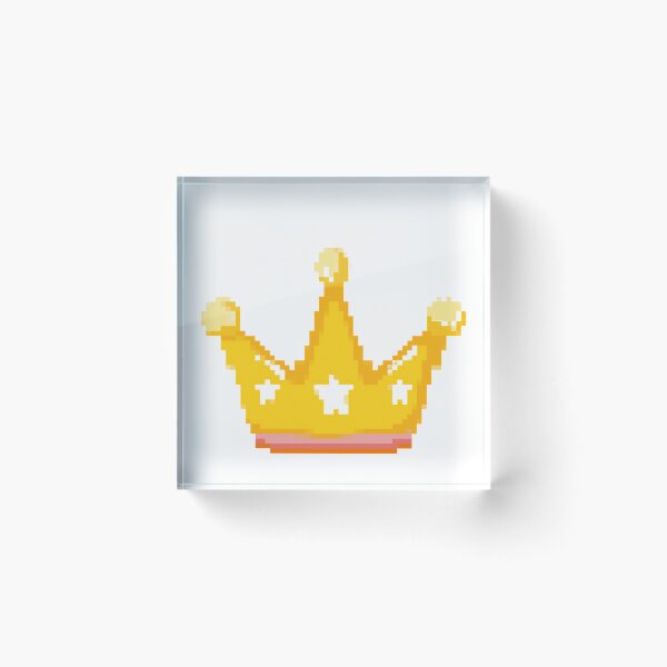 Item preview, Pixel Art Golden Crown with Stars designed and sold by K1llexx.