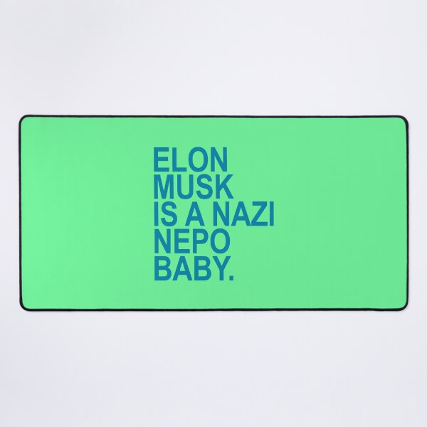 Item preview, Elon Musk is a Nazi nepo baby - Ayanna Pressley (teal 2.0) designed and sold by Thelittlelord.