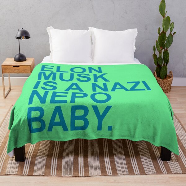 Item preview, Elon Musk is a Nazi nepo baby - Ayanna Pressley (teal 2.0) designed and sold by Thelittlelord.