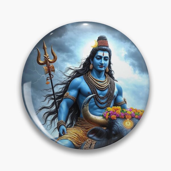Item preview, Great Waves of Mahadev Art of Universe  designed and sold by Eshant.