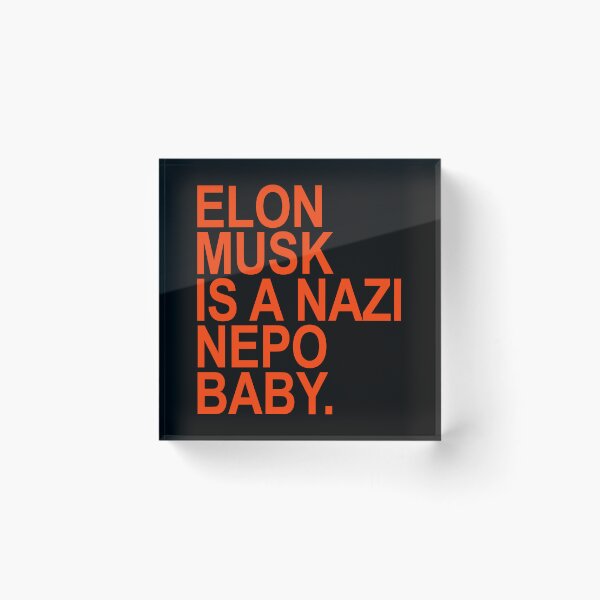 Item preview, Elon Musk is a Nazi nepo baby - Ayanna Pressley (prison orangel) designed and sold by Thelittlelord.