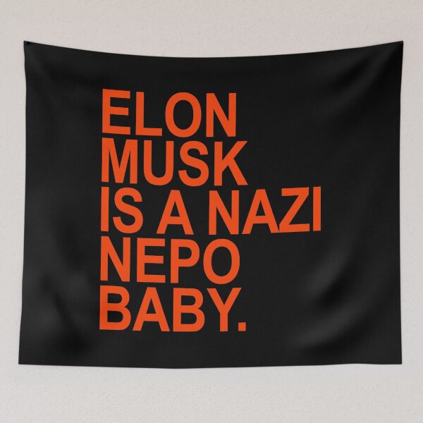 Item preview, Elon Musk is a Nazi nepo baby - Ayanna Pressley (prison orangel) designed and sold by Thelittlelord.