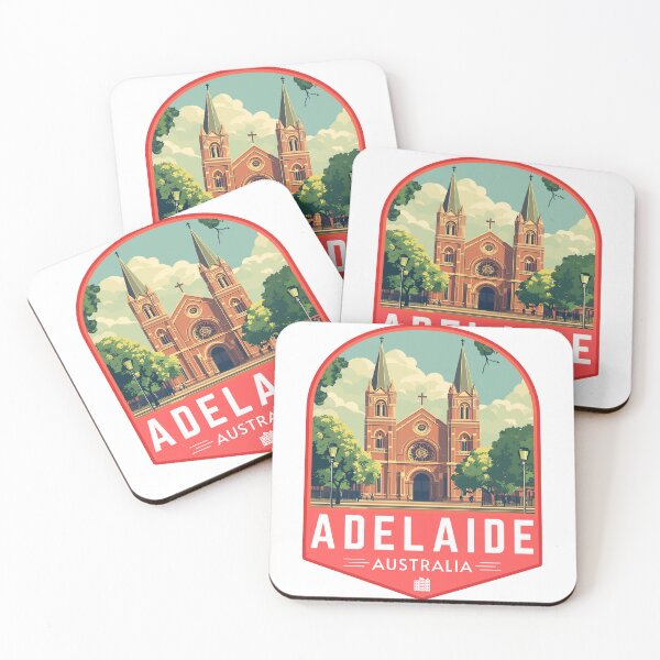 Item preview, Adelaide in South Australia Retro Art Travel Badge designed and sold by MaateoDesign.