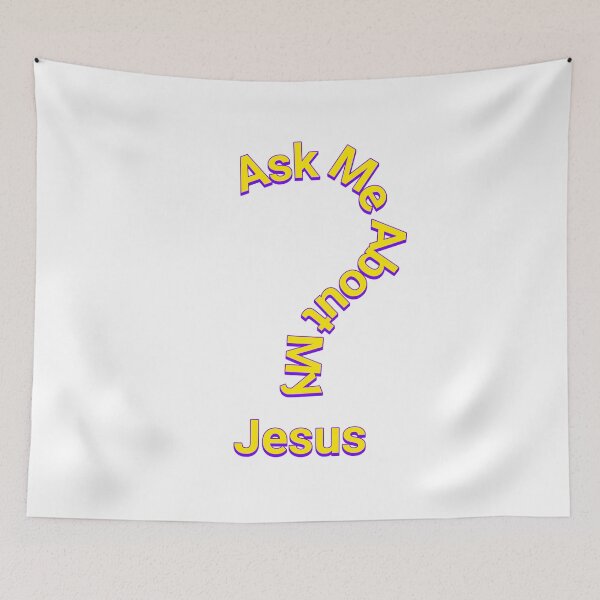 Item preview, Ask Me About My Jesus designed and sold by S4G Tees.