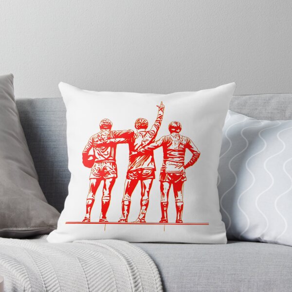 Item preview, Trinity Statue Manchester United Artwork – Legendary Icons of Old Trafford designed and sold by GrizzlyCollective.
