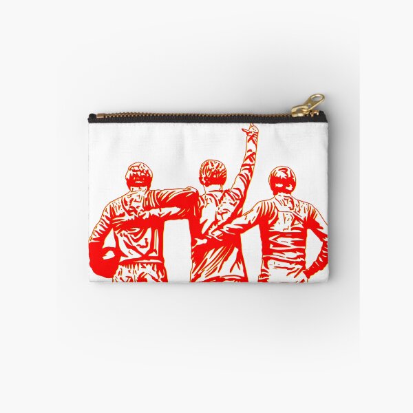 Item preview, Trinity Statue Manchester United Artwork – Legendary Icons of Old Trafford designed and sold by GrizzlyCollective.