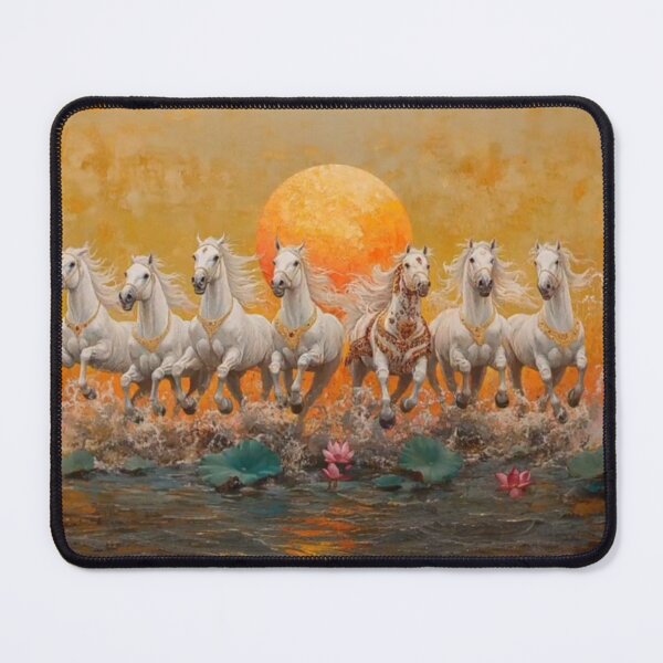 Item preview, Seven Horses Running Art of Living  designed and sold by Eshant.