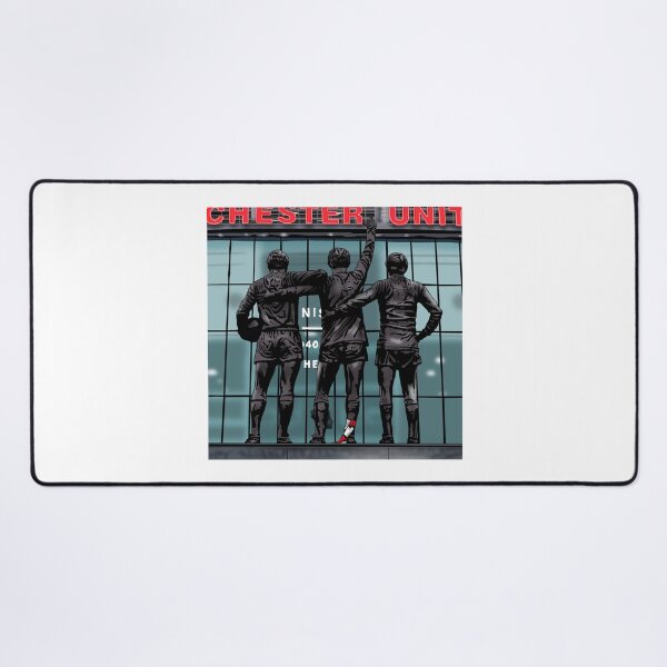 Item preview, Iconic Manchester United Trinity Statue – Legendary Red Devils Tribute designed and sold by GrizzlyCollective.