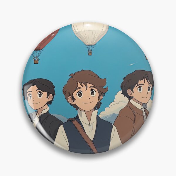 Item preview, Montgolfier brothers | Anime style designed and sold by ComicsFactory.