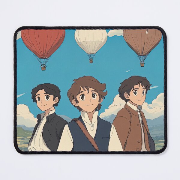 Item preview, Montgolfier brothers | Anime style designed and sold by ComicsFactory.