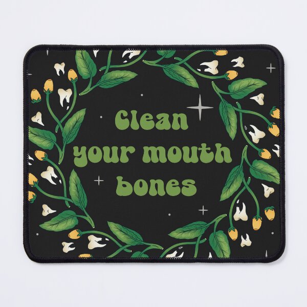 Item preview, clean your mouth bones designed and sold by WyrdandWoven.