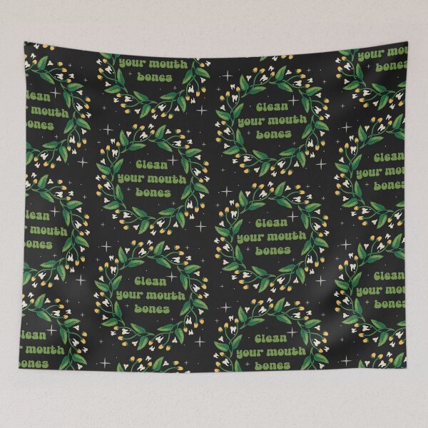 Item preview, clean your mouth bones designed and sold by WyrdandWoven.
