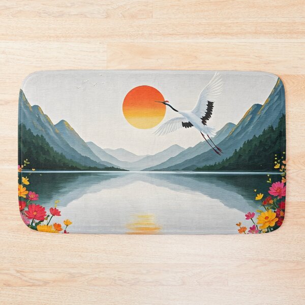 Item preview, White Crane Stork 3 by Orikall designed and sold by HippieWorks.