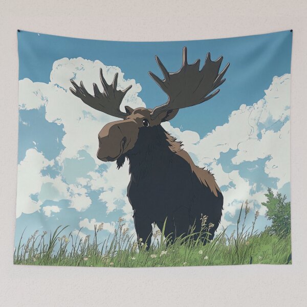 Item preview, moose | Anime style designed and sold by ComicsFactory.