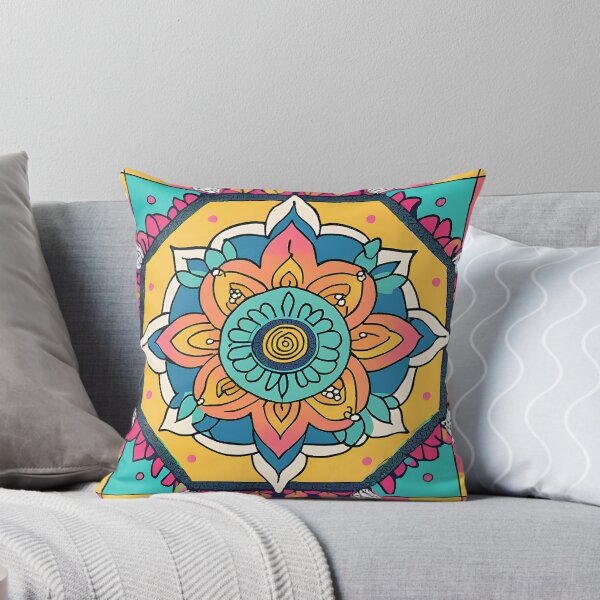 Item preview, Orange & Blue Mandela Pattern Designs designed and sold by AmoreDesignsUK.