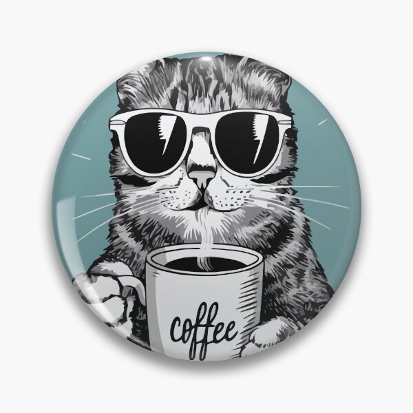 Item preview, coffee cat designed and sold by GraphicStyleX.